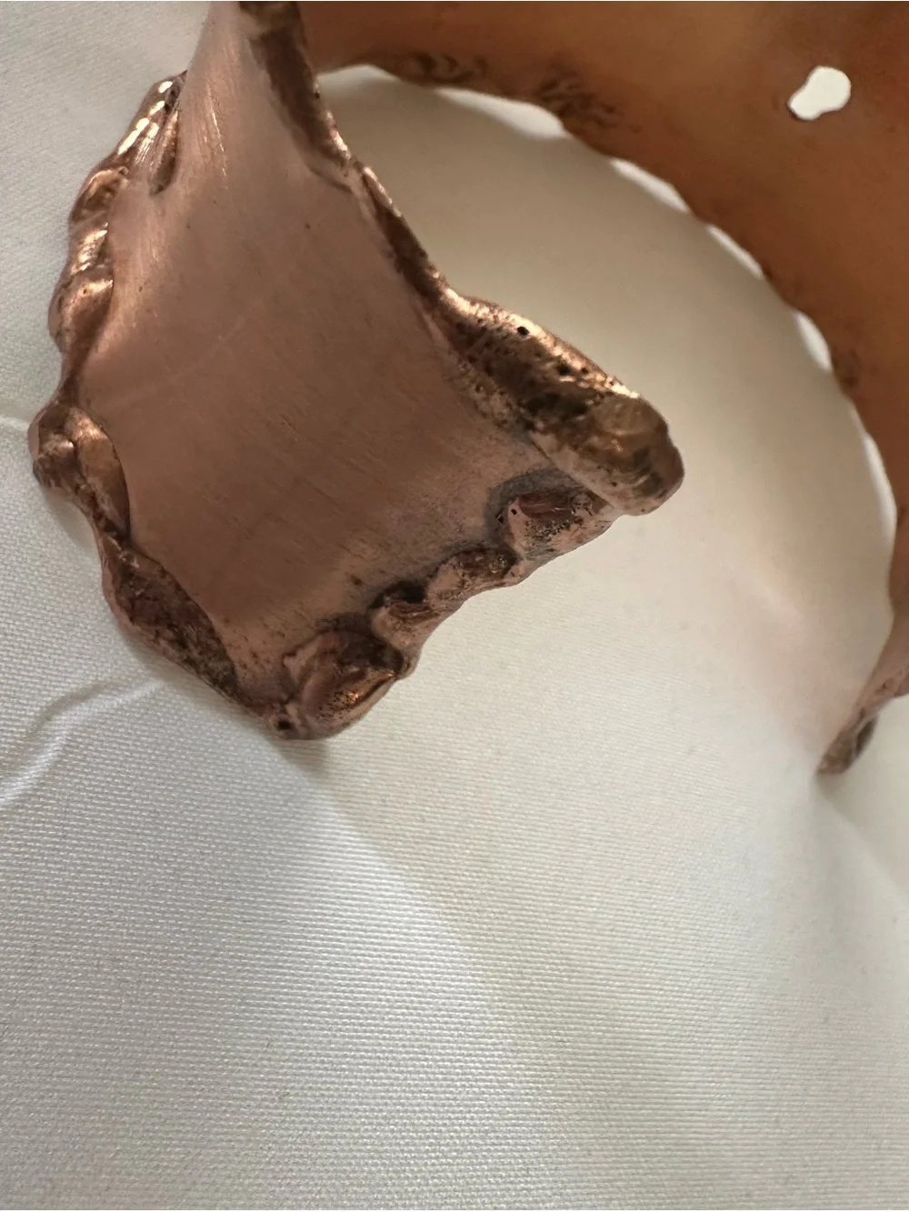 Handcrafted Copper Wide Cuff Bracelet - Stylish Copper Wearable